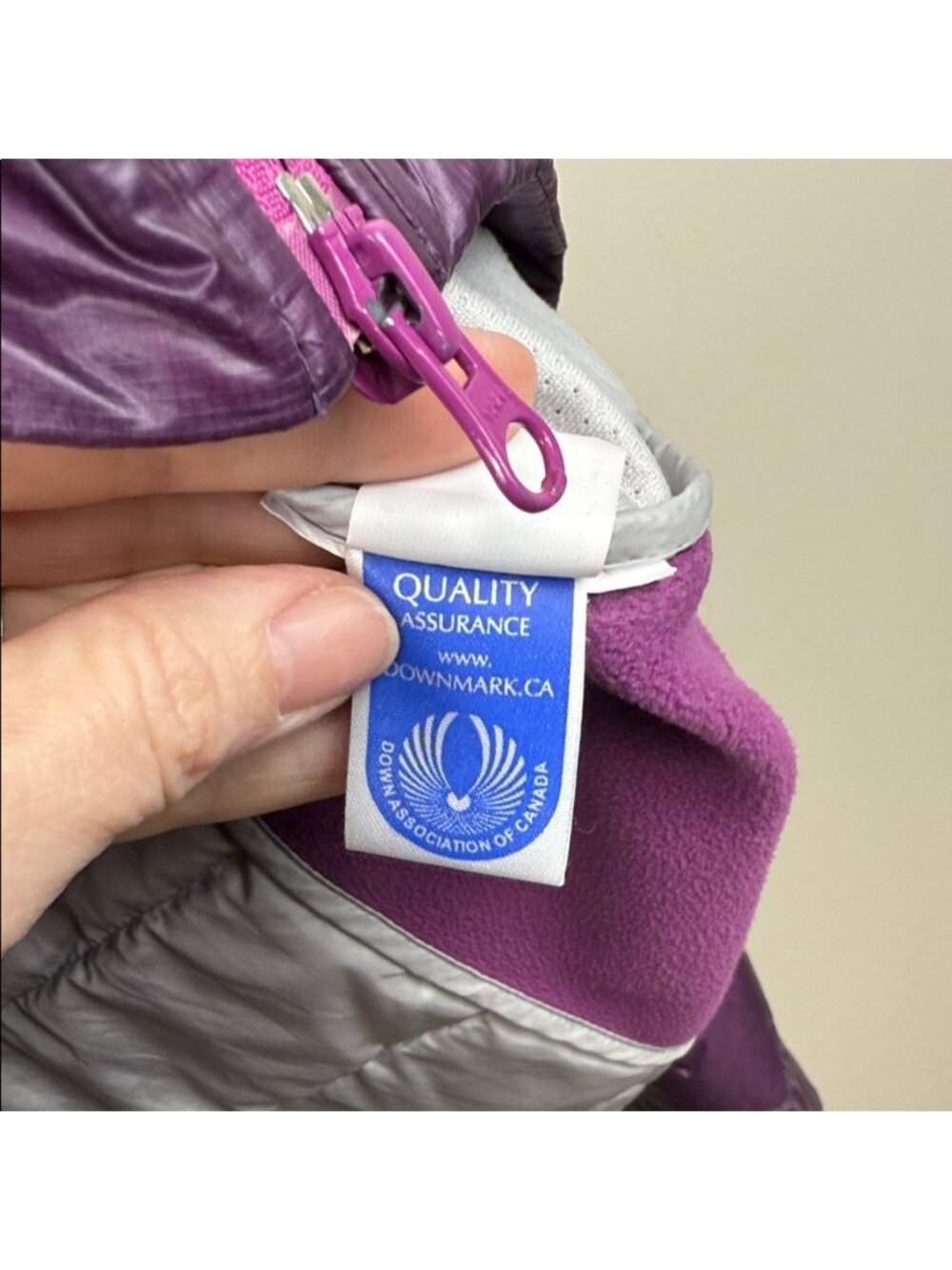 CANADA GOOSE 2011-2014 HyBridge Lite Hoody Women's Purple Hooded Jacket med - Picture 10 of 16